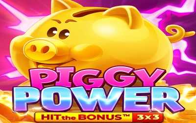 Piggy Power: Hit the Bonus™ social slot game screen